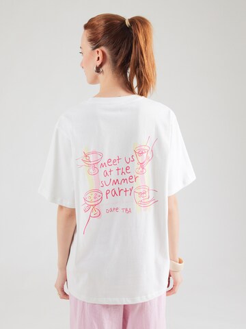 OH APRIL Футболка 'Summer Party' в Белый: спереди