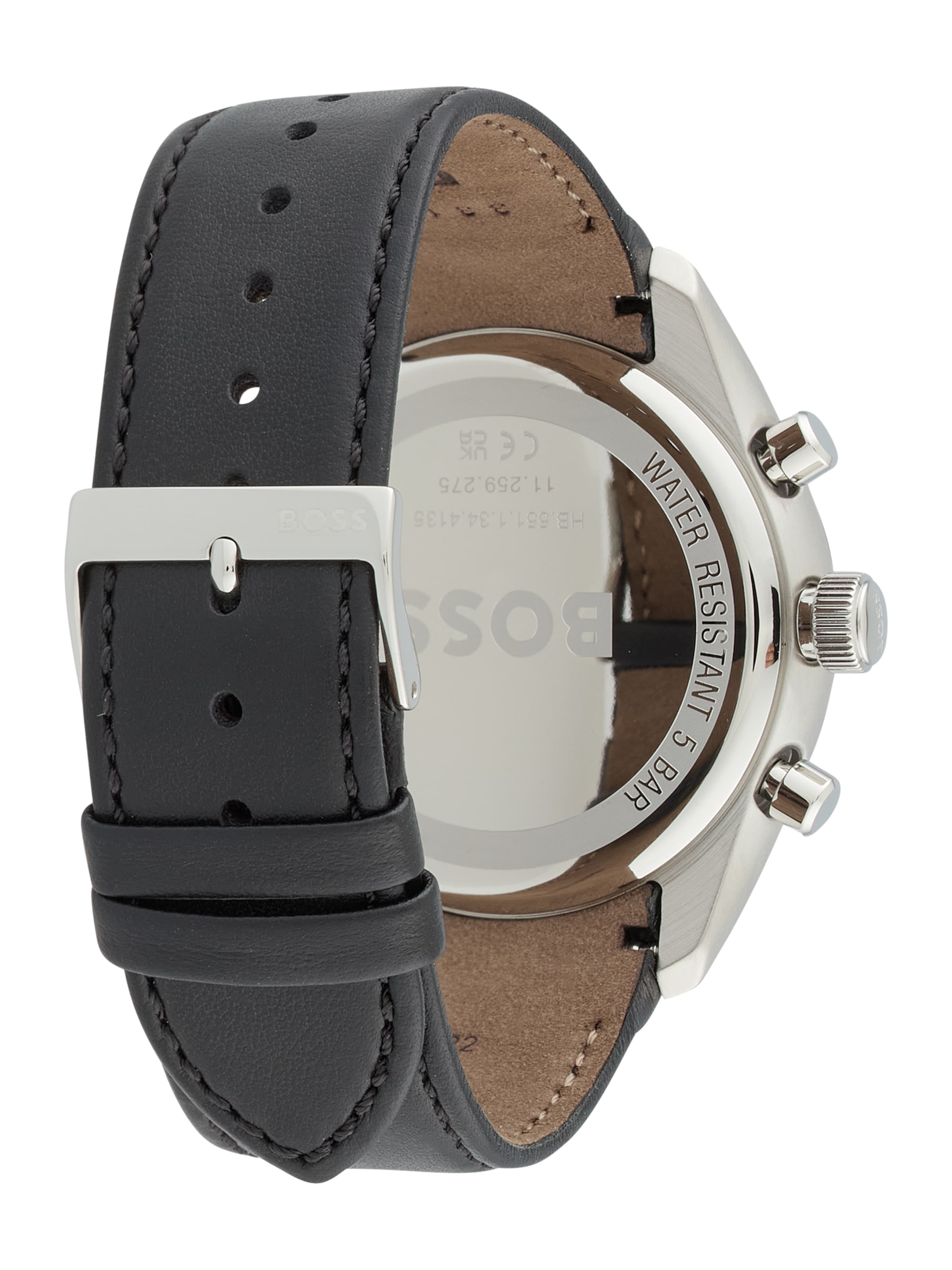 BOSS Аналоговые часы 'GRAND PRIX 44' в Черный