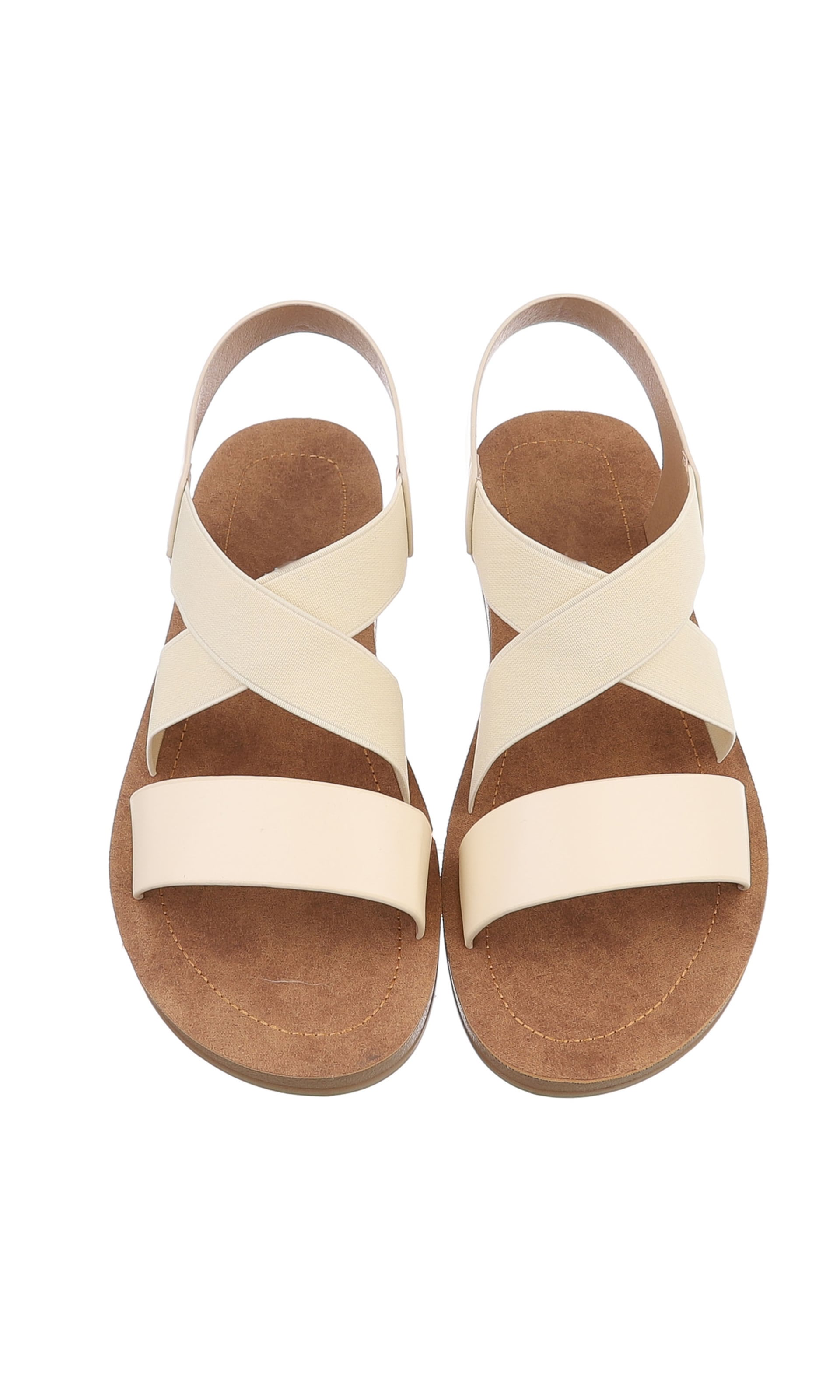 Ital-Design Strap Sandals in Yellow
