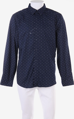 C&A Button Up Shirt in L in Blue: front
