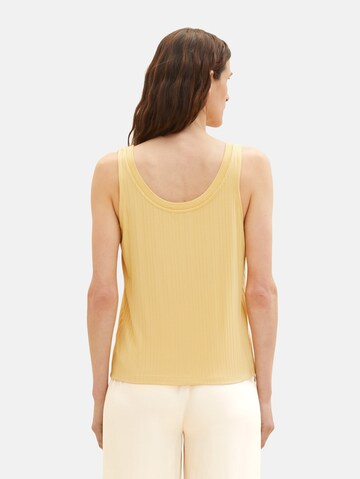 TOM TAILOR Top in Yellow