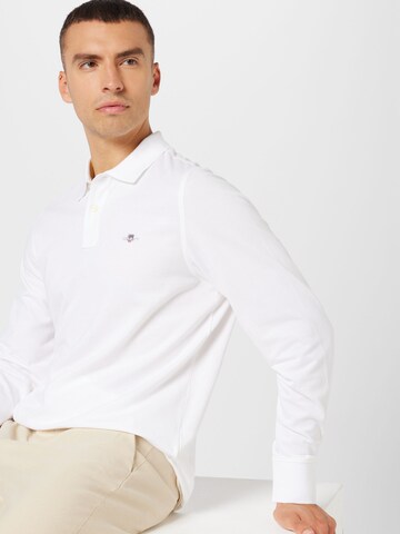 GANT - Ajuste regular Camiseta 'Nautical Stripe' en blanco