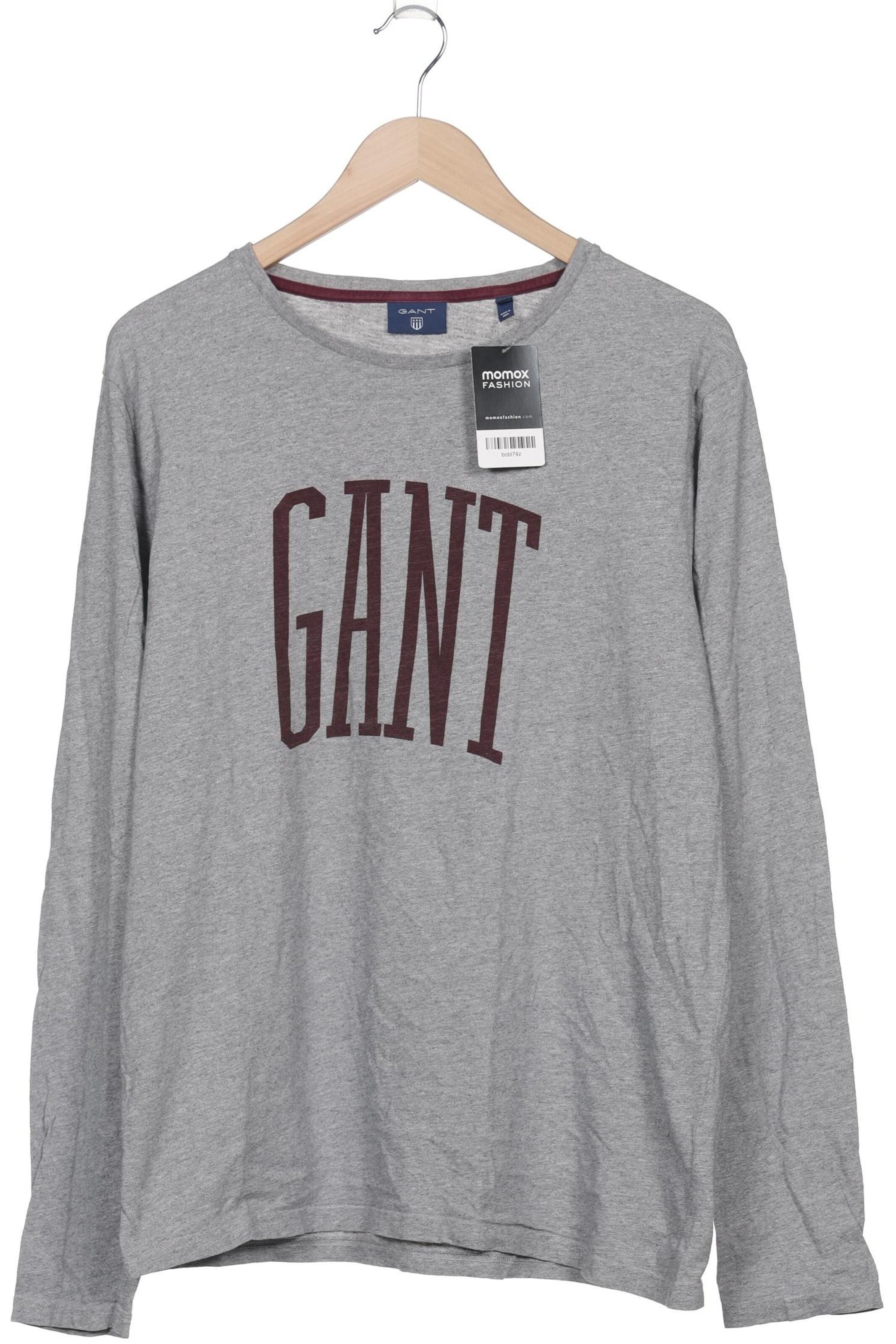 GANT Langarmshirt L in Grau: Vorderseite