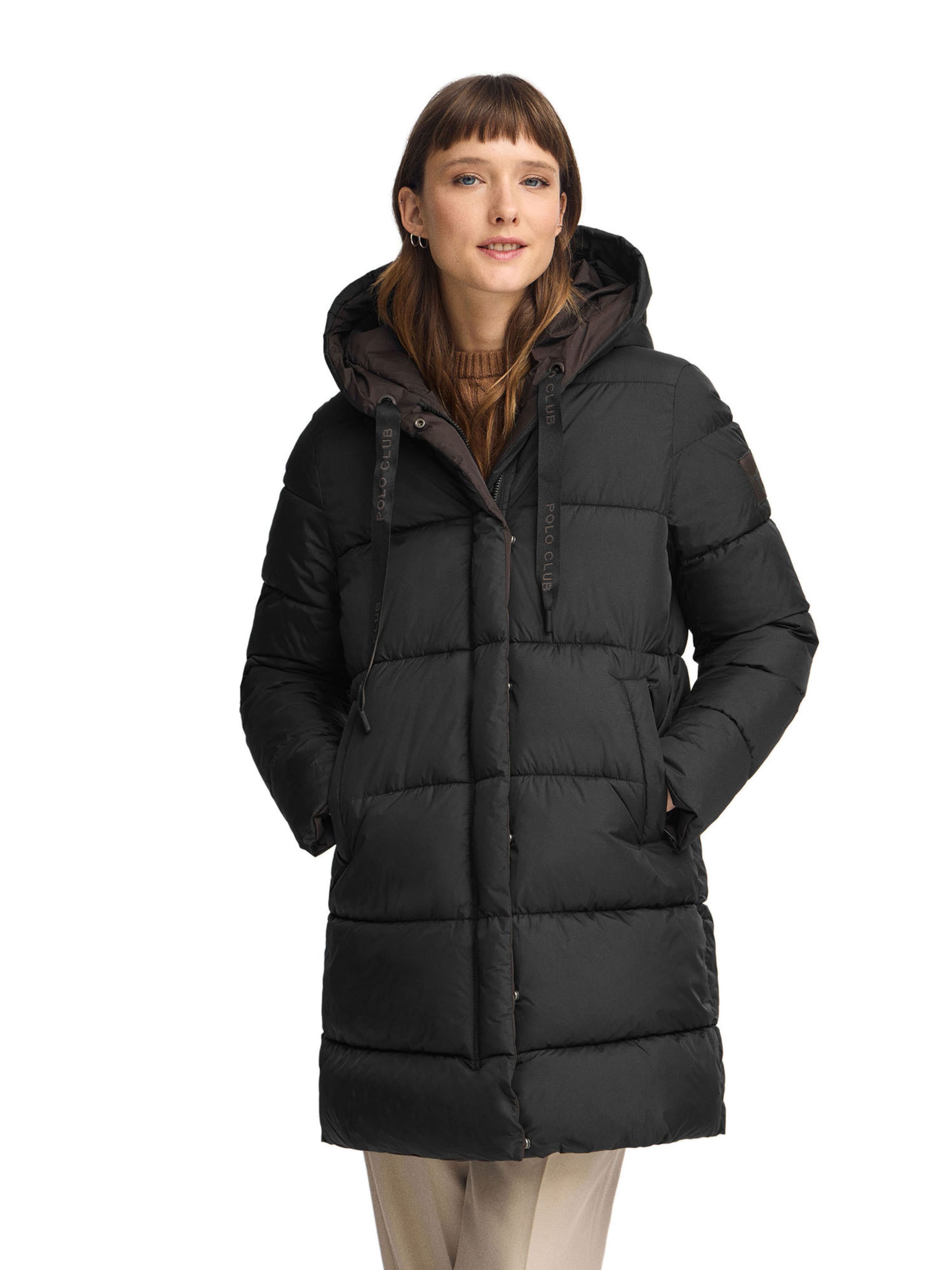 Polo Club Funktionsjacke in Schwarz: Vorderseite