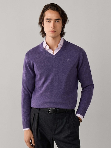Hackett London Pullover in Lila: Vorderseite