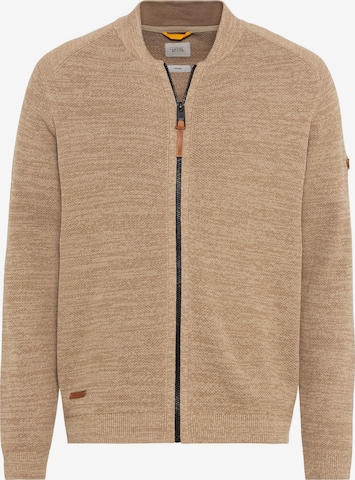 CAMEL ACTIVE Knit Cardigan in Beige: front