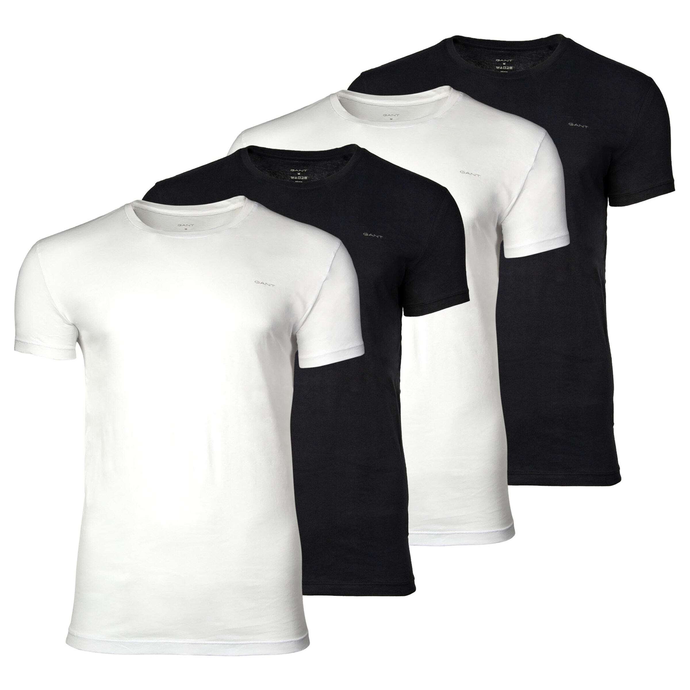 GANT - Camiseta en negro: frente