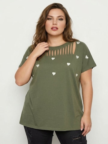 Stil Diva Shirt in Groen: voorkant