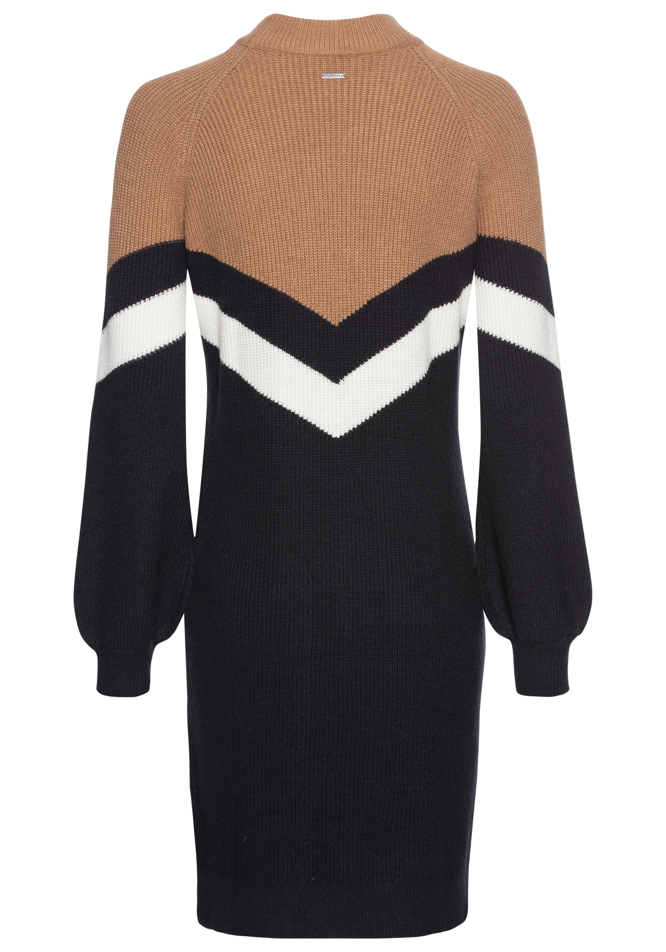 LAURA SCOTT Strickkleid in Schwarz