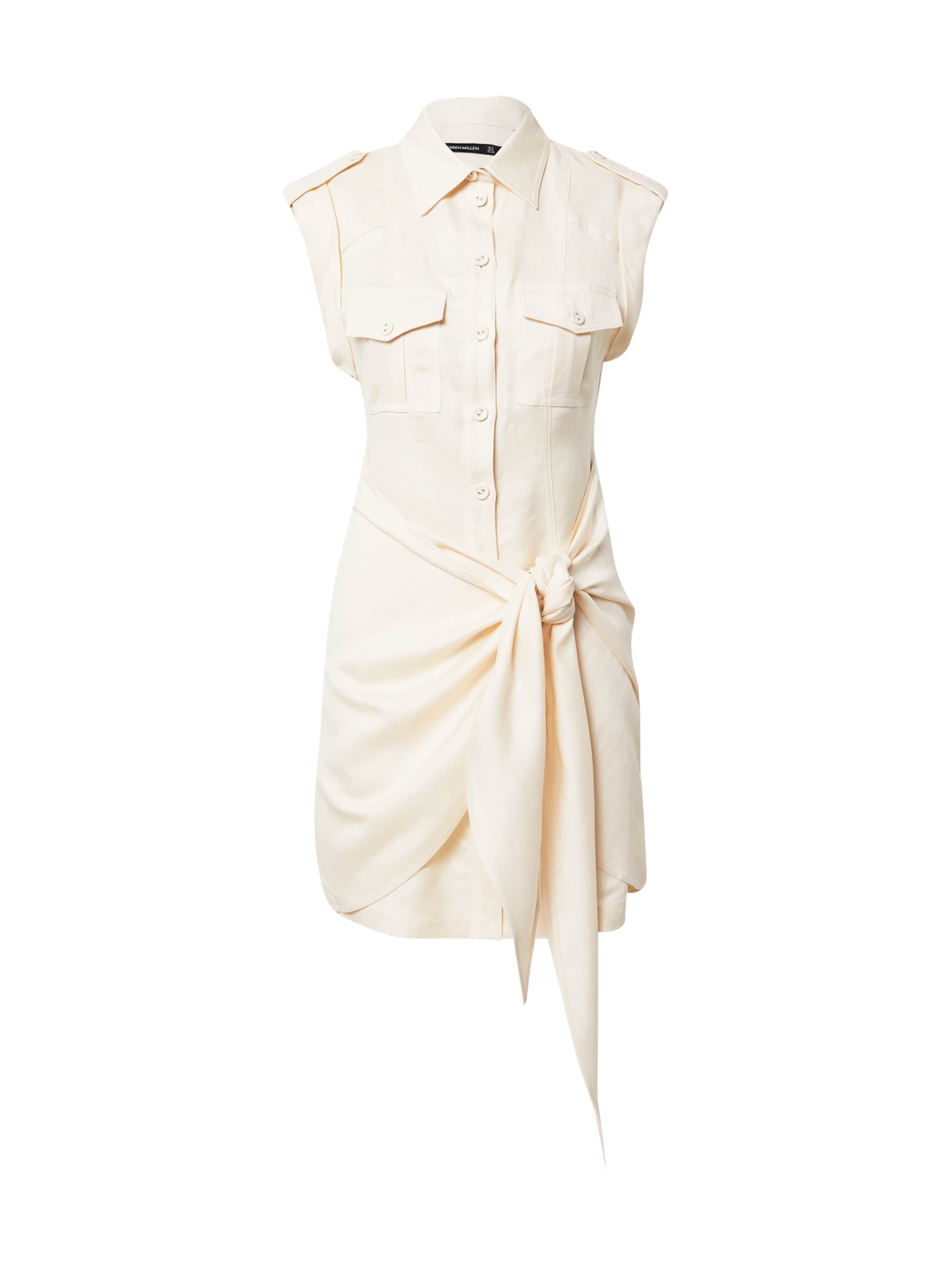 Karen Millen Μπλουζοφόρεμα σε μπεζ: μπροστά