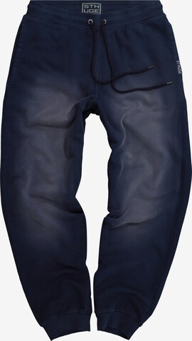 STHUGE Tapered Pants in Blue: front
