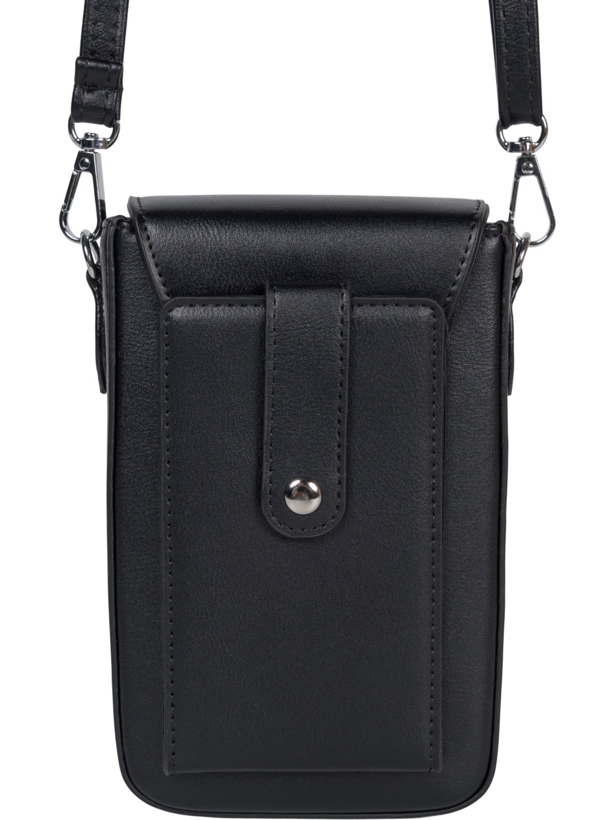 styleBREAKER Umhängetasche 'Box Bag Umhängetasche Uni'‌‌‌‌‌‌‌ in Schwarz