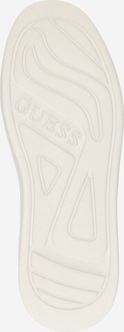 Sneaker low 'Elbina' de la GUESS pe alb