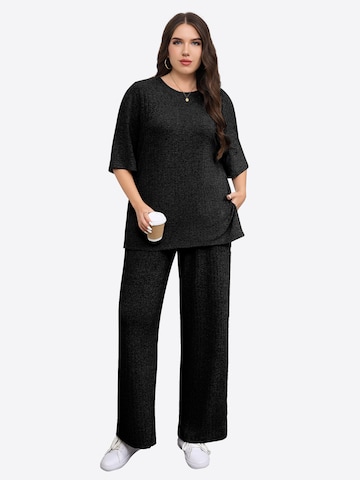 Imily Bela Domácí oblečení – černá: přední strana