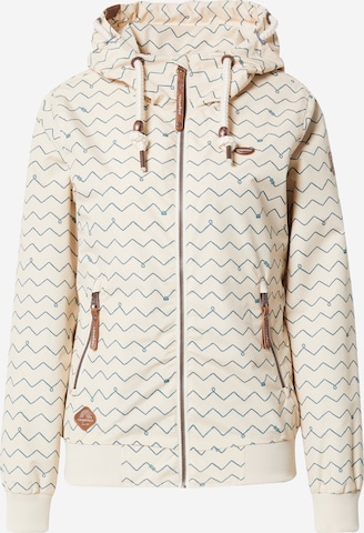 Ragwear Performance Jacket 'Nuggie' in Beige: front