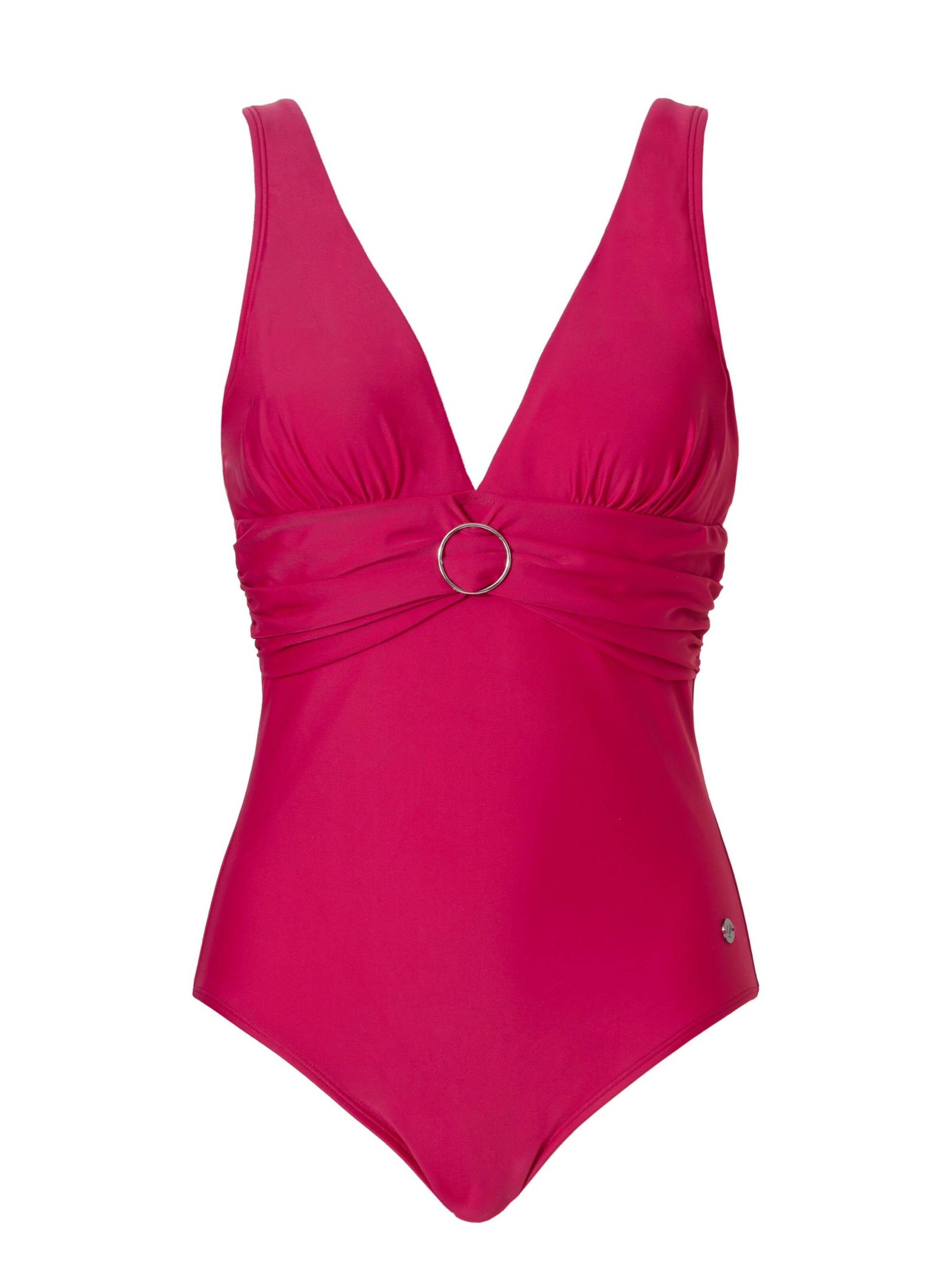 Pastunette T-shirt Shaping swimsuit in Red: front