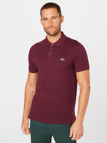LACOSTE Slim fit Shirt in Red: front