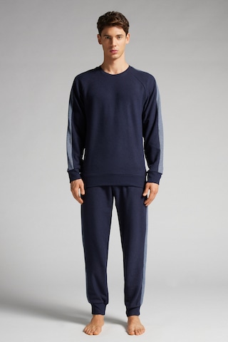 INTIMISSIMI Long Pajamas in Blue: front