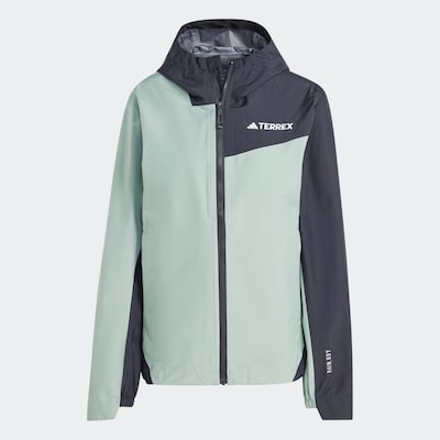 ADIDAS TERREX Outdoorjacke in pastellgrün / schwarz, Produktansicht