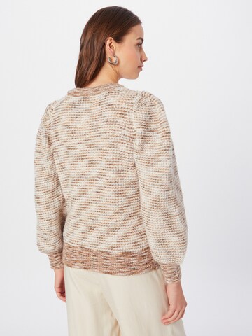 PIECES Pullover 'ARINA' in Braun