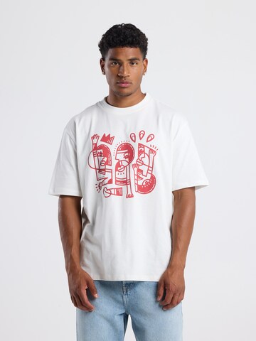 T-Shirt America Today en blanc : devant