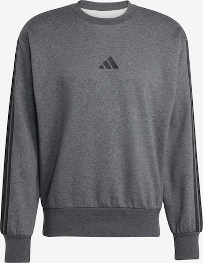 S dydžio Sportinio tipo megztinis iš ADIDAS SPORTSWEAR, spalva – margai pilka / juoda, Prekių apžvalga