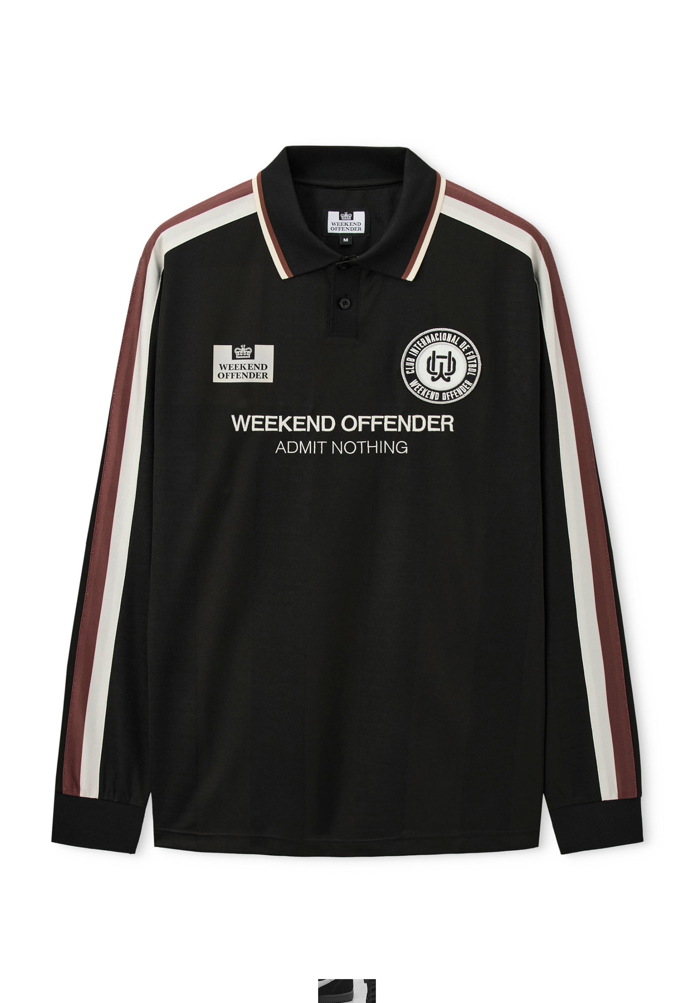 Weekend Offender Shirt in Black: front