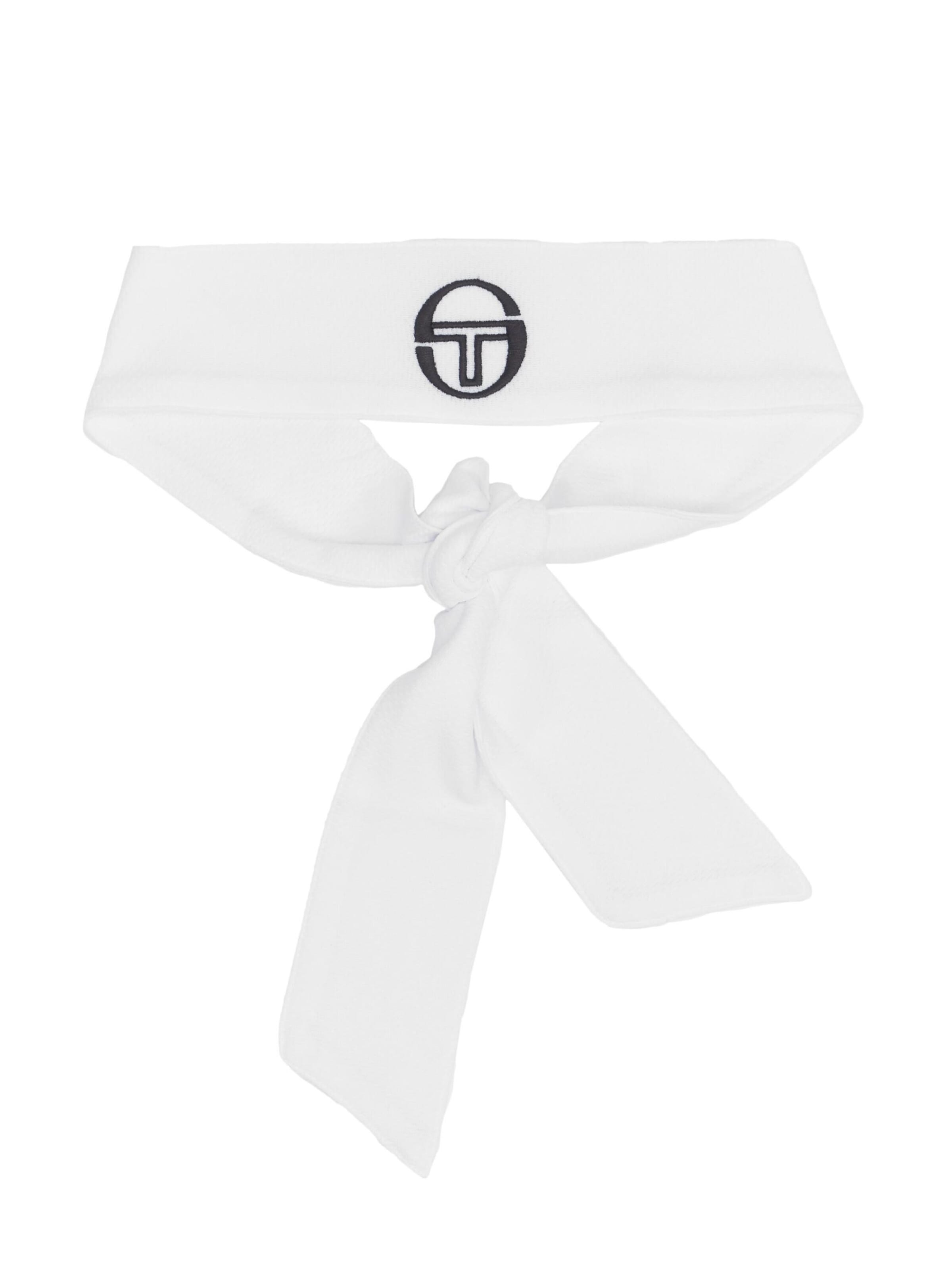 Sergio Tacchini Sportovní čelenka 'Pro Tie' – bílá: přední strana