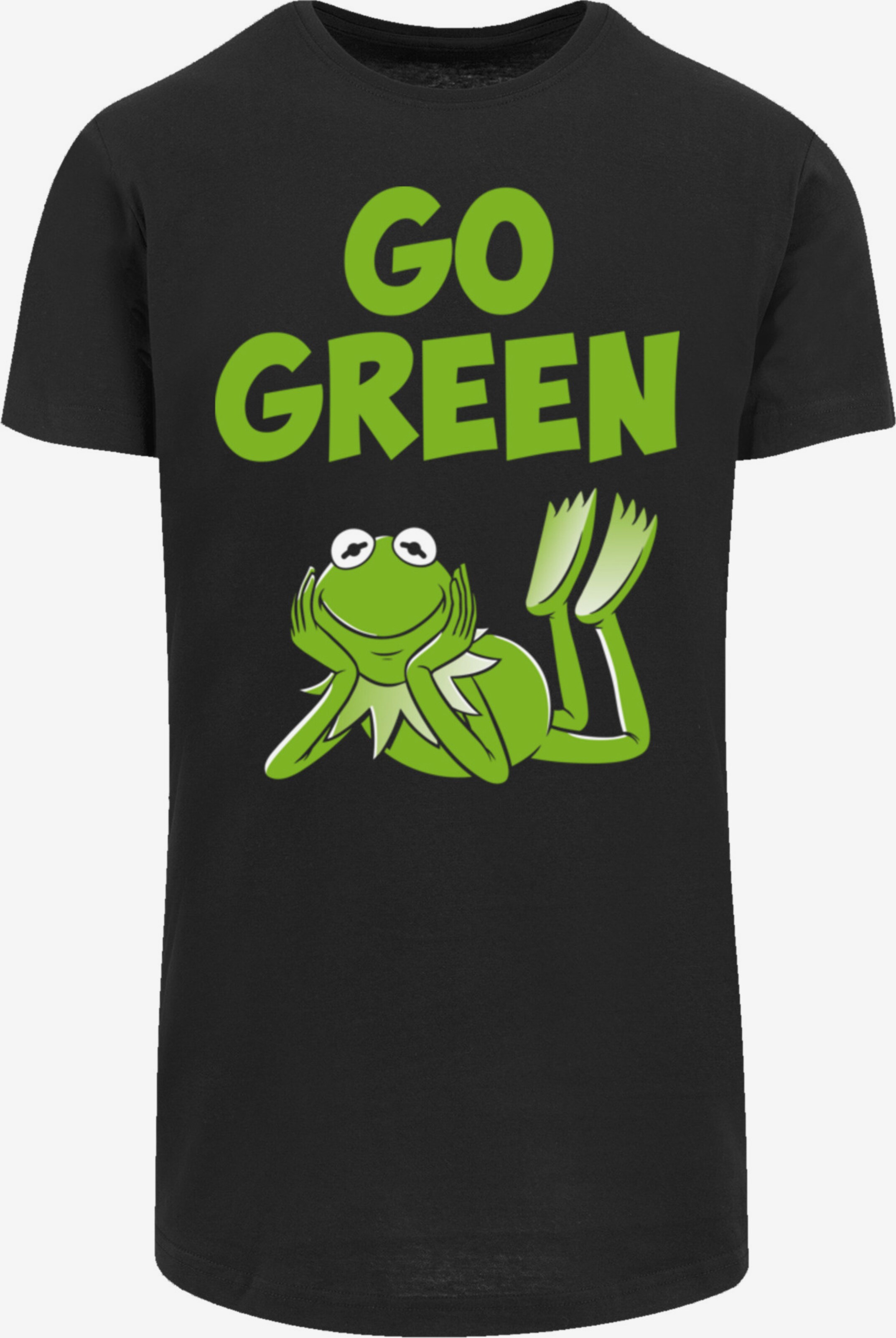 F4NT4STIC Shirt 'Disney Muppets Go Green' in Schwarz | ABOUT YOU