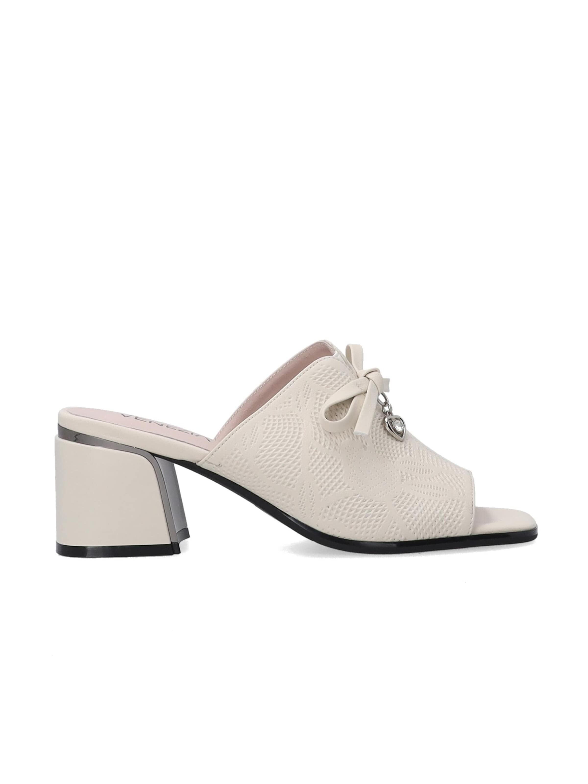 VENEZIA Pantolette in Beige: Vorderseite