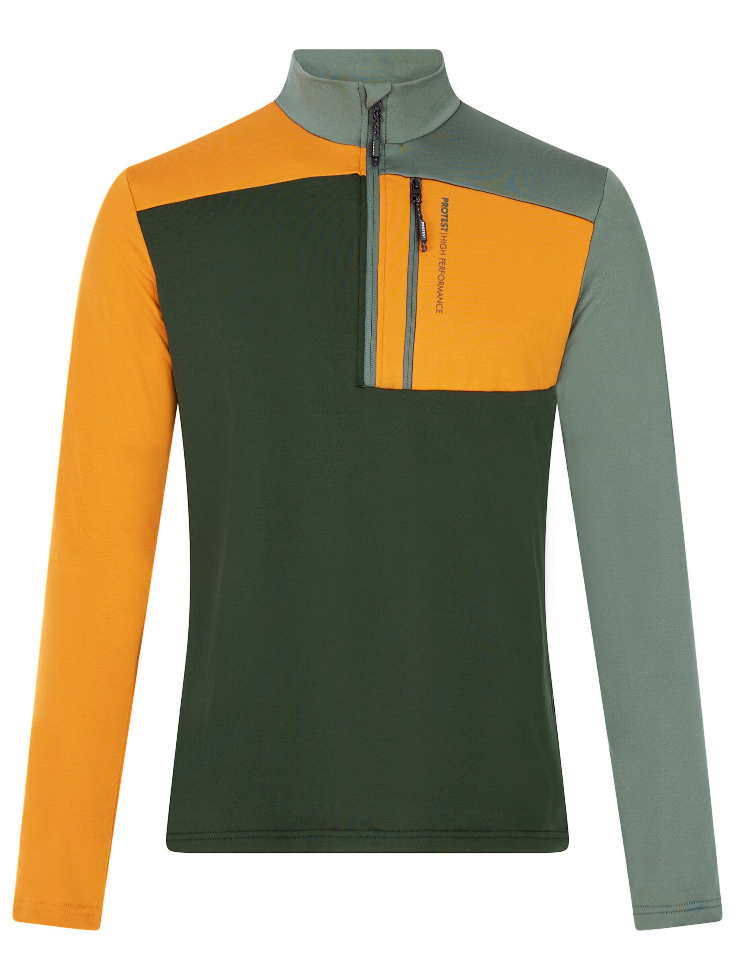 PROTEST Sportsweatshirt 'PRTDraw'‌‌‌‌‌‌‌‌‌‌ in Grün: Vorderseite