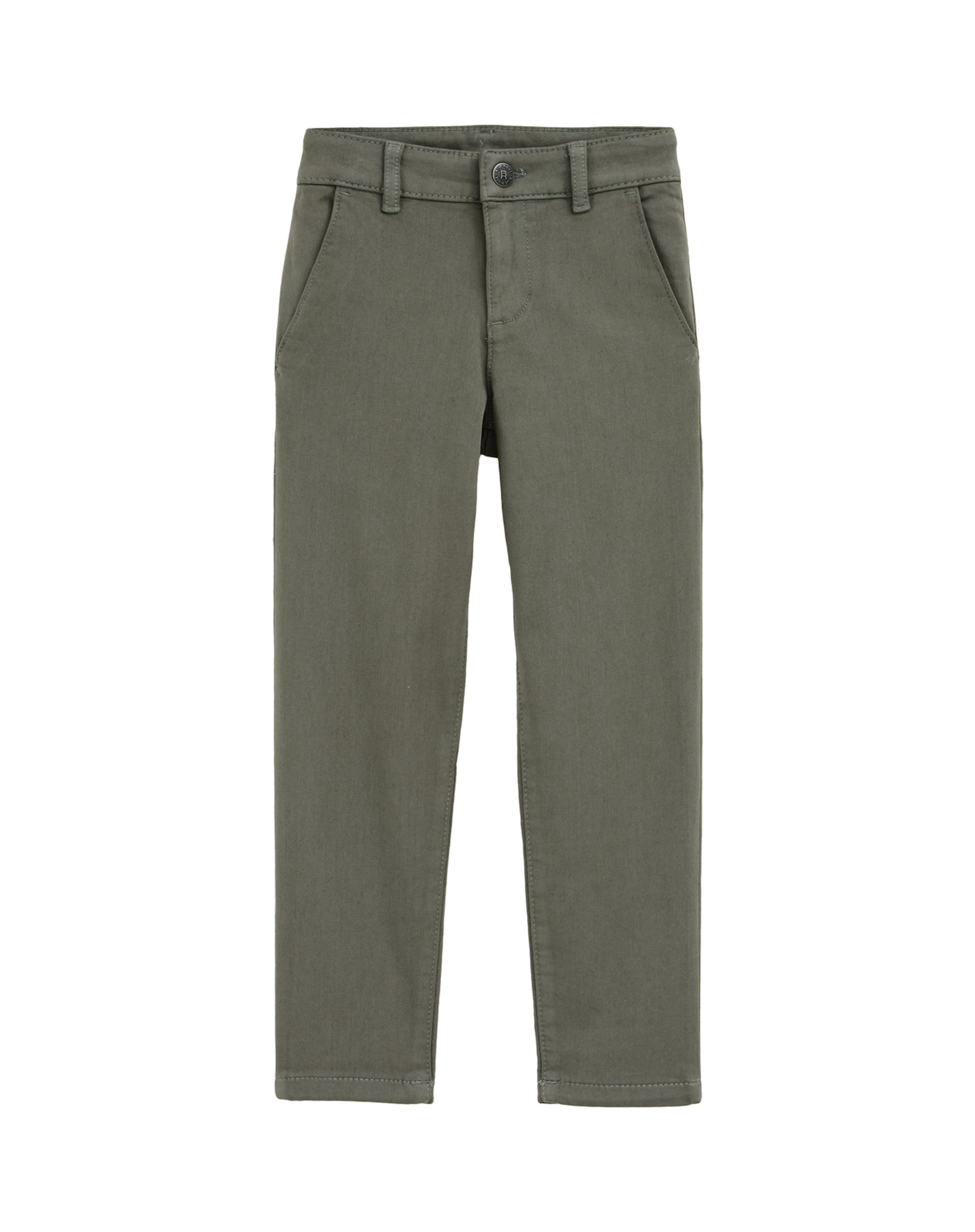 WE Fashion Liibuv Püksid, värv roheline: eest vaates