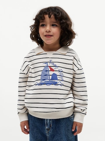Pull-over TOMMY HILFIGER en blanc : devant