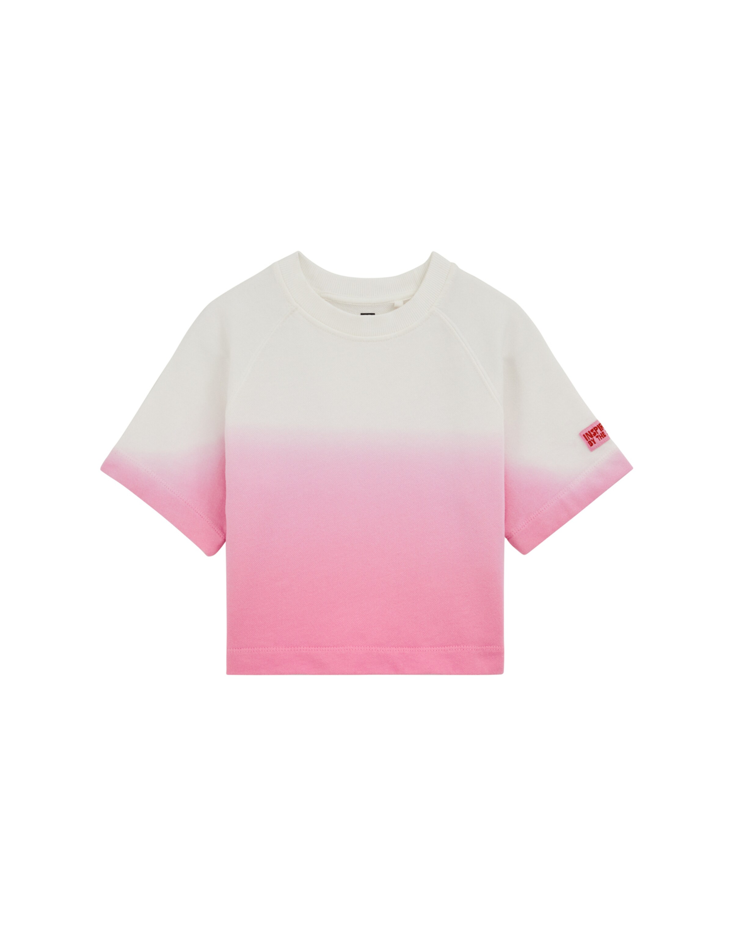 T-Shirt WE Fashion en rose : devant