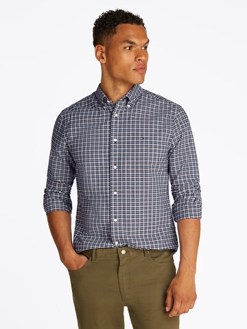 Regular fit Camicia 'HERITAGE' di TOMMY HILFIGER in blu: frontale