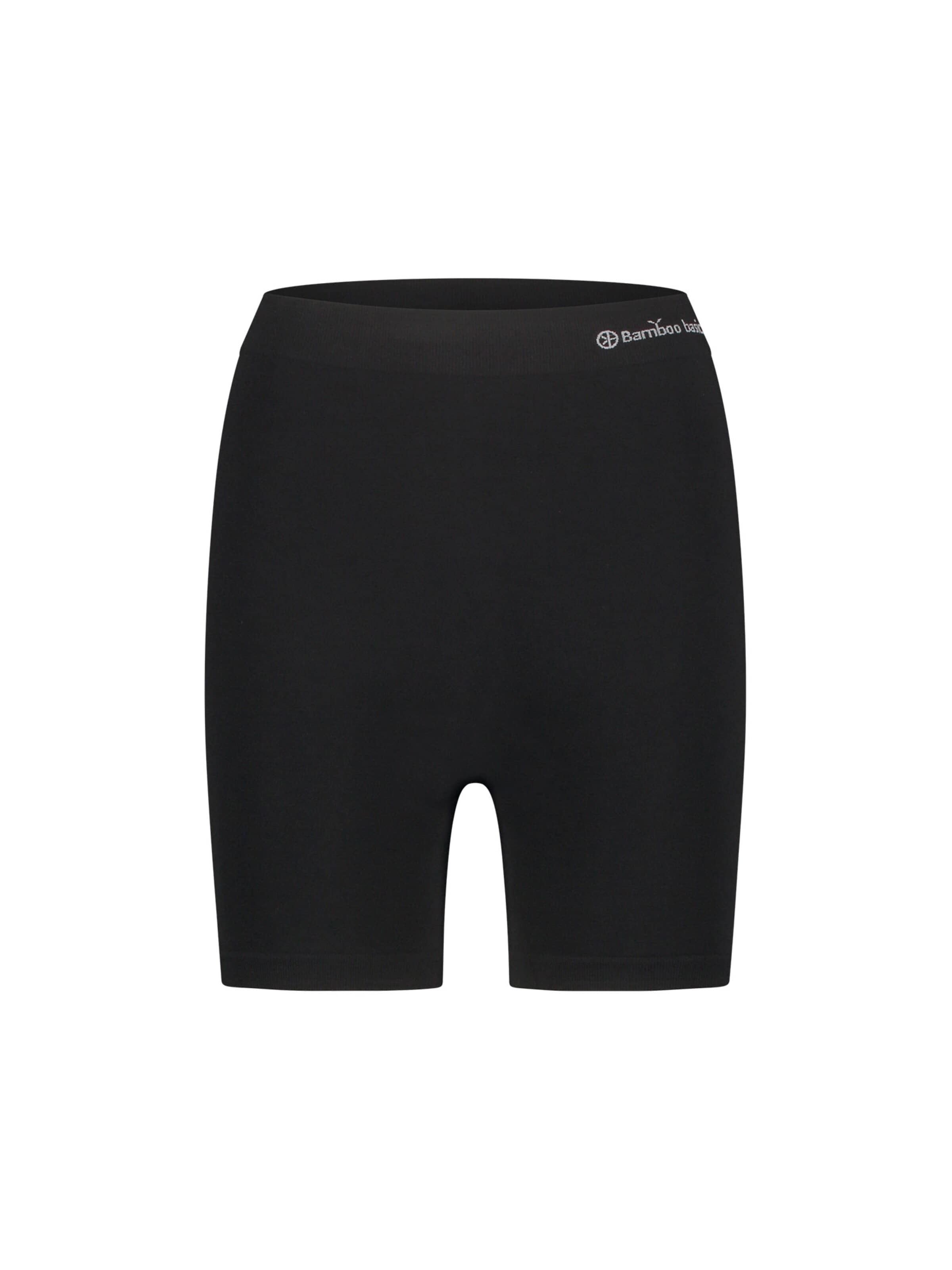 Bamboo basics Shapingbroek 'Suze' in Zwart: voorkant