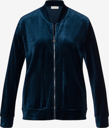Veste de survêtement ' Favourites ' Hanro en bleu : devant