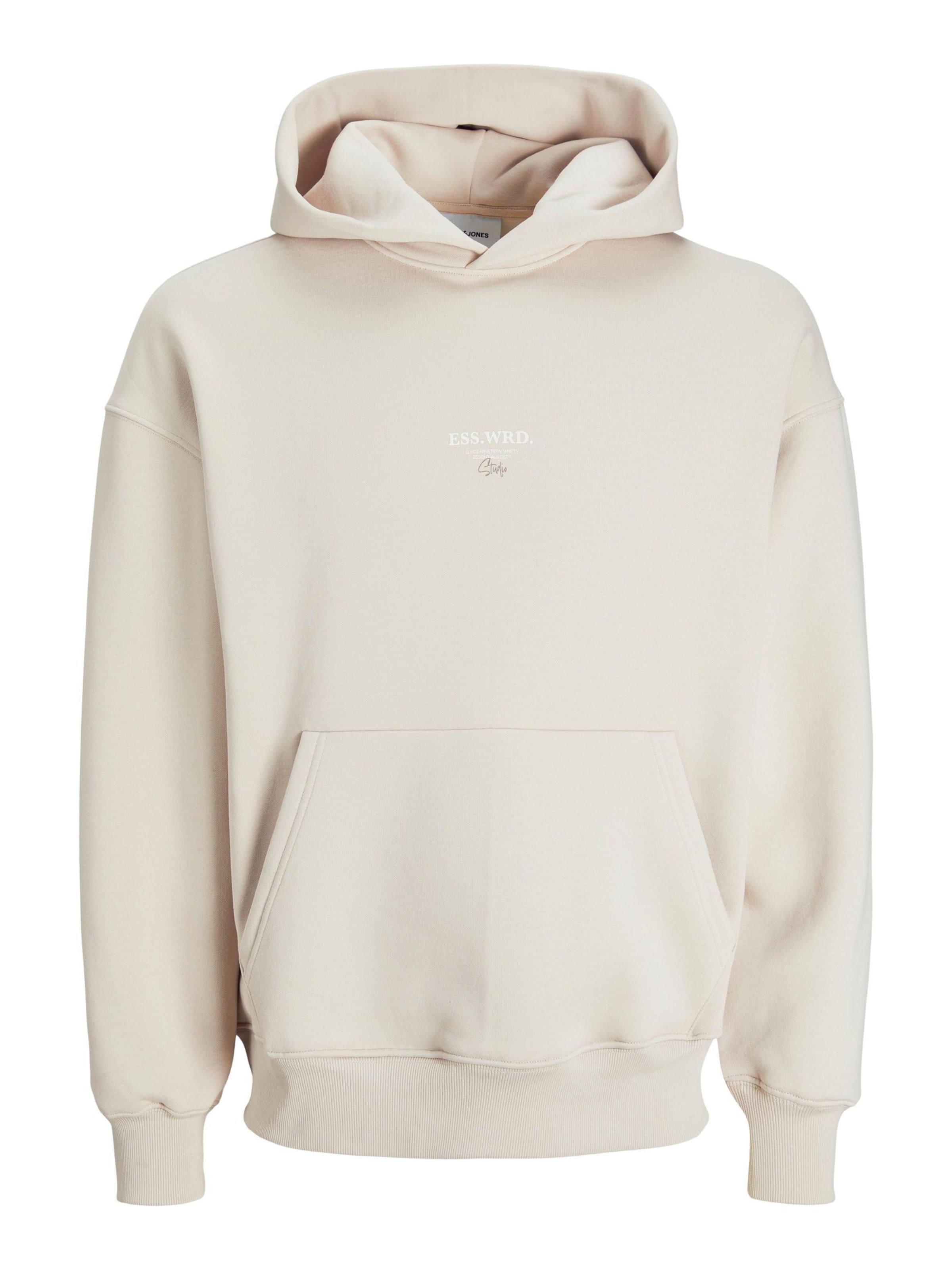 JACK & JONES Sweatshirt 'JJEURBAN EDGE STUDIO' in Beige: front
