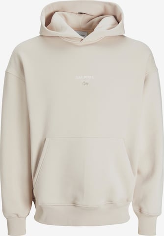 JACK & JONES Mikina 'JJEURBAN EDGE STUDIO' - Béžová: predná strana