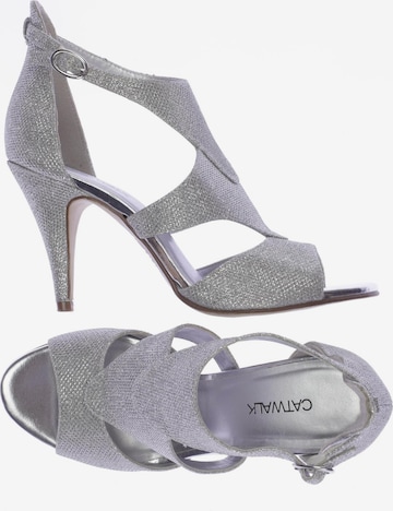 CATWALK Sandals & High-Heeled Sandals in 38 in Silver: front