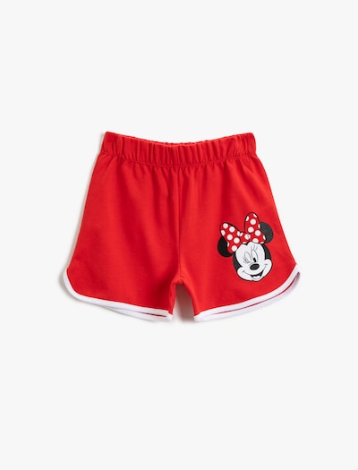 Koton Broek in 122-128/Regular in de kleur Rood / Zwart / Offwhite, Productweergave