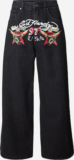 Ed Hardy Farkut koossa 25-26 värissä vaaleanvihreä / punainen / musta denim / valkoinen, Tuotenäkymä