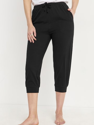 Effilé Pantalon Cellbes of Sweden en noir : devant
