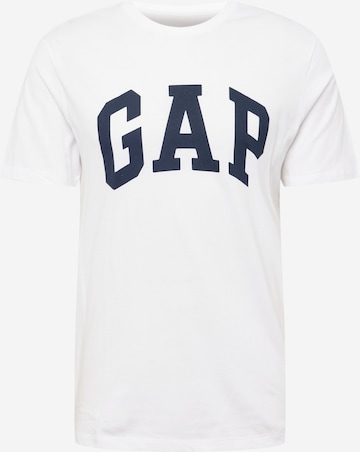 Coupe regular T-Shirt GAP en blanc : devant