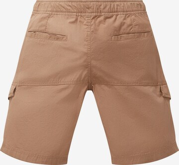 TOM TAILOR Regular Shorts in Braun