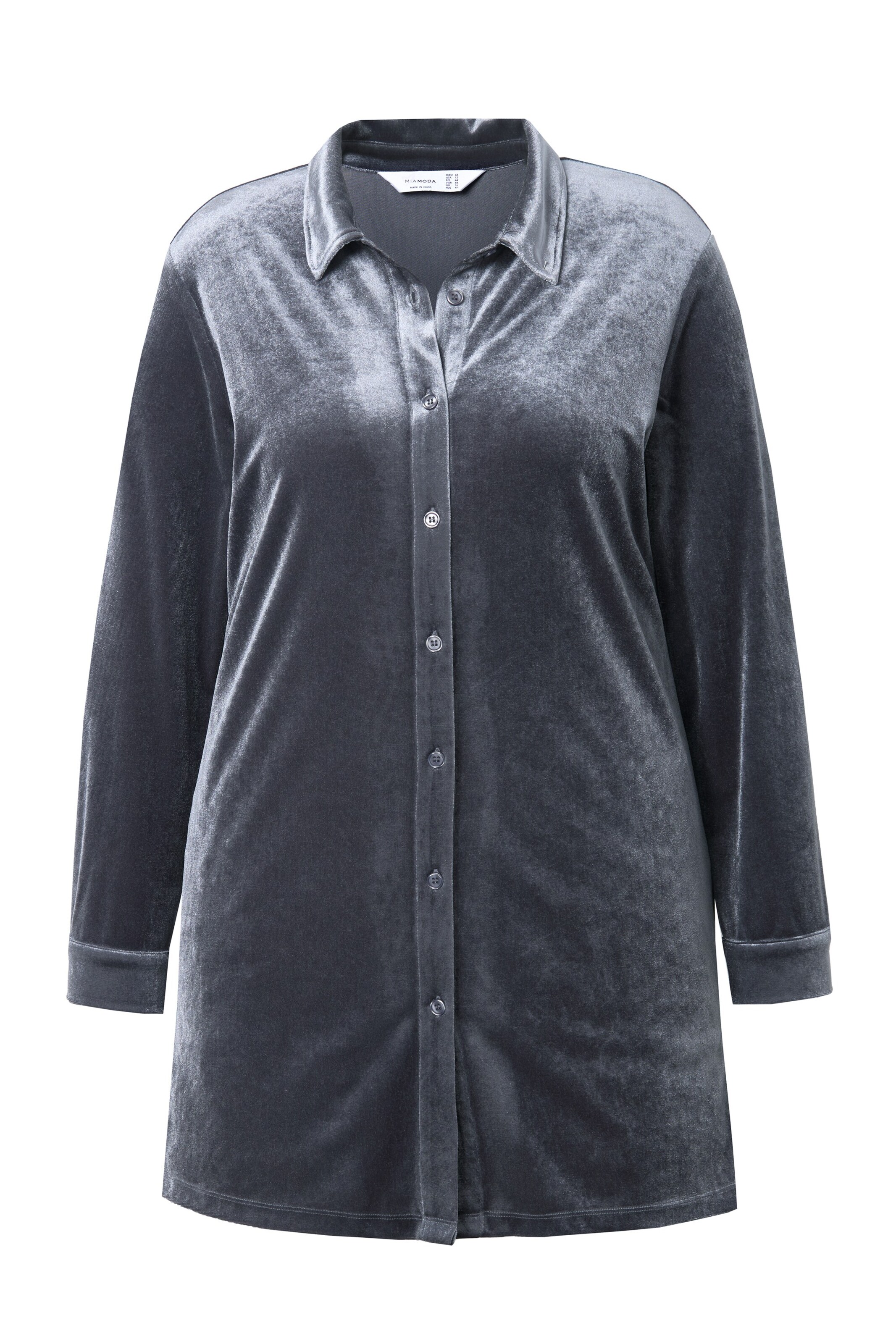 MIAMODA Blouse in Grijs: voorkant