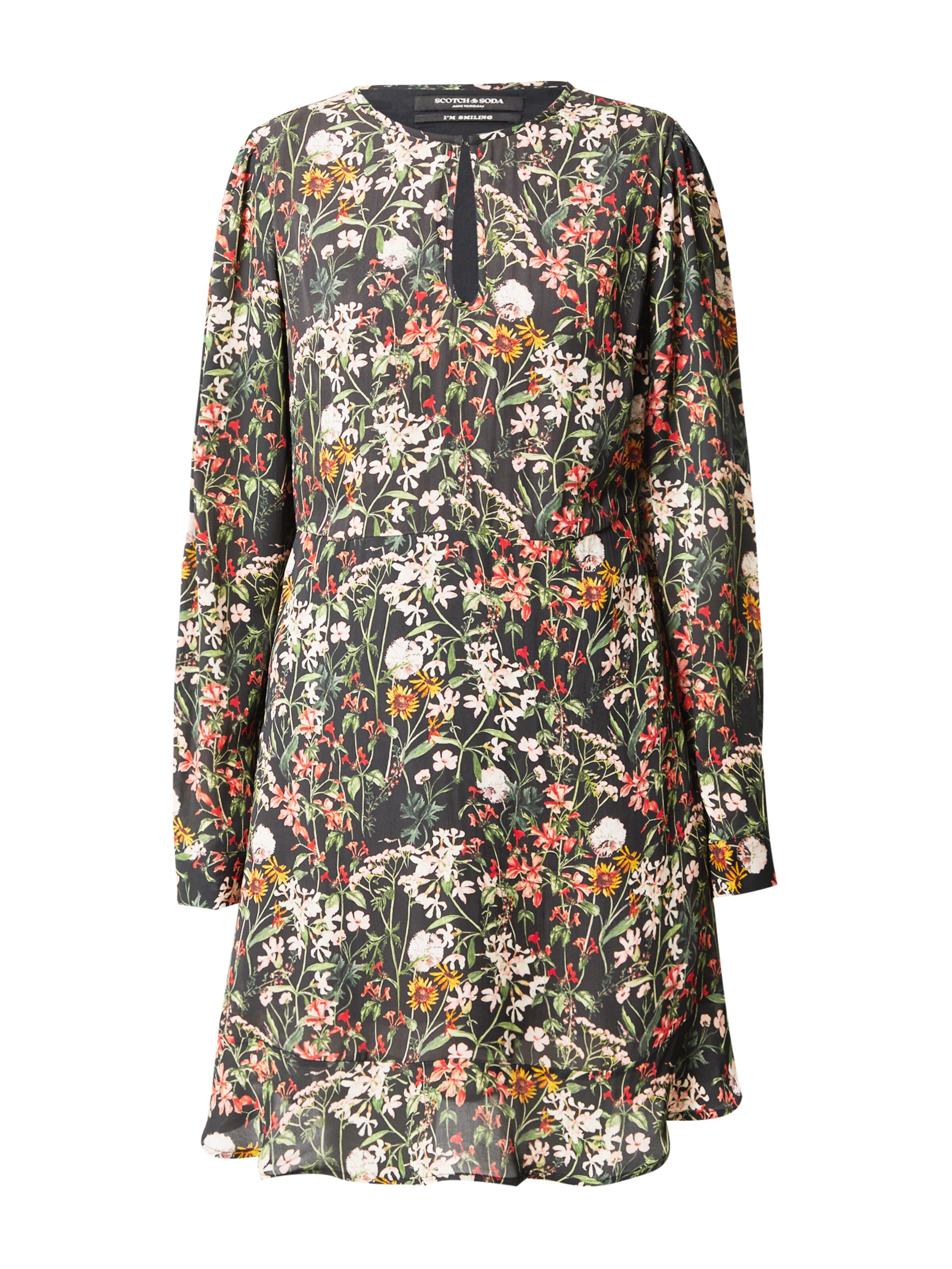 SCOTCH & SODA Jurk in Zwart: voorkant