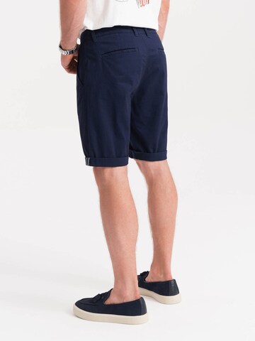 Regular Pantalon chino 'W243' Ombre en bleu