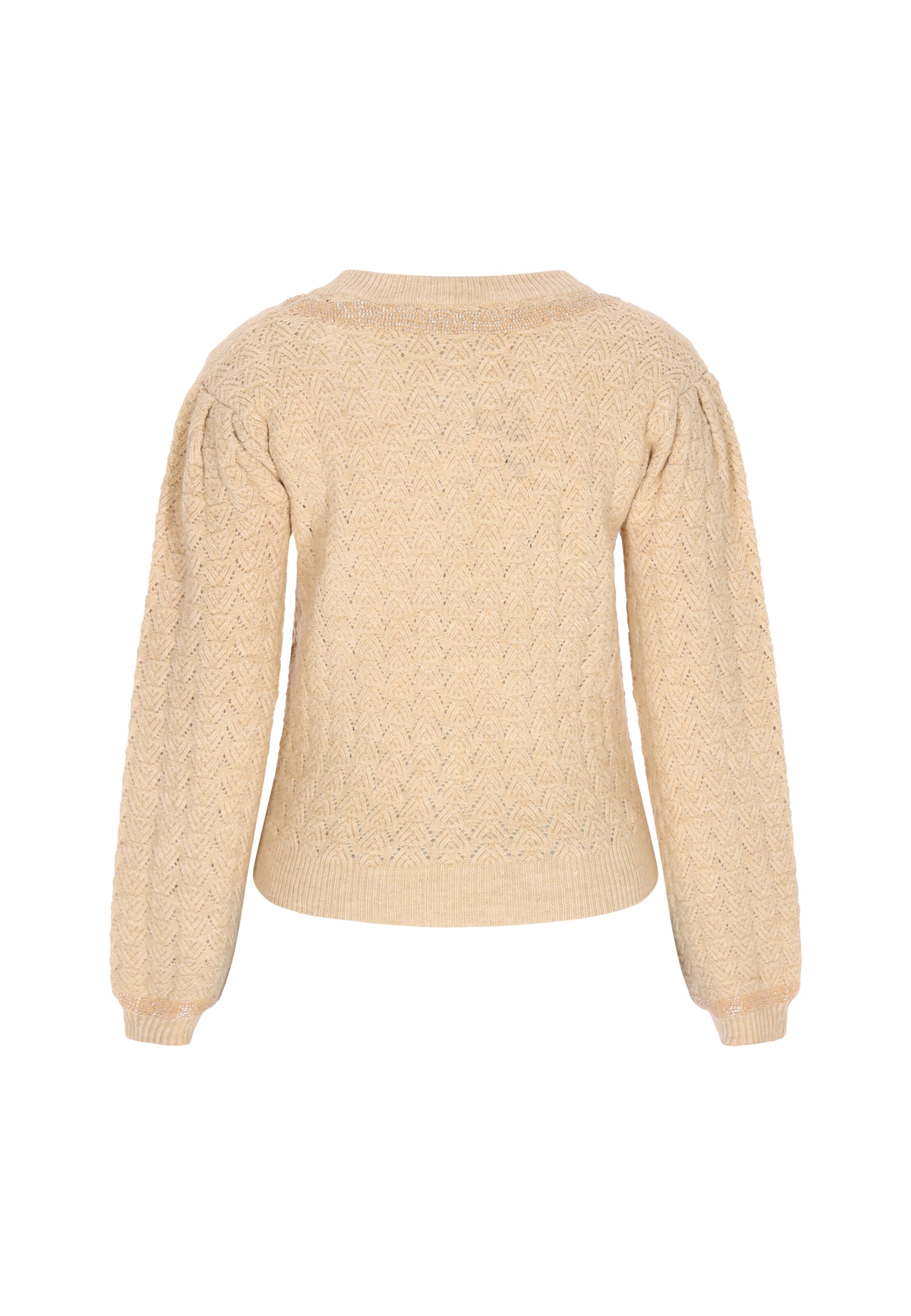 usha BLACK LABEL - Casaco de malha em bege