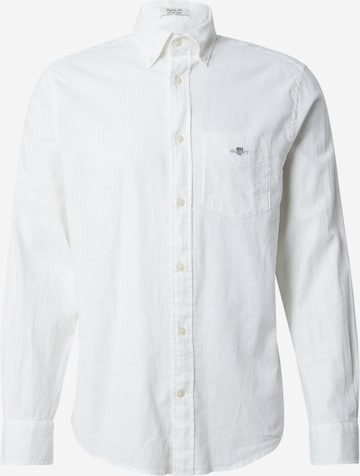 GANT - Regular Fit Camisa clássica em branco: frente